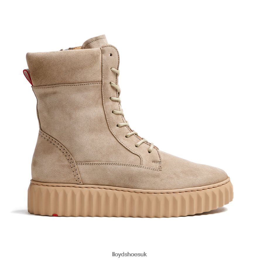 LLOYD Women rough leather ANKLE BOOT H4BXXT888 Shoes beige