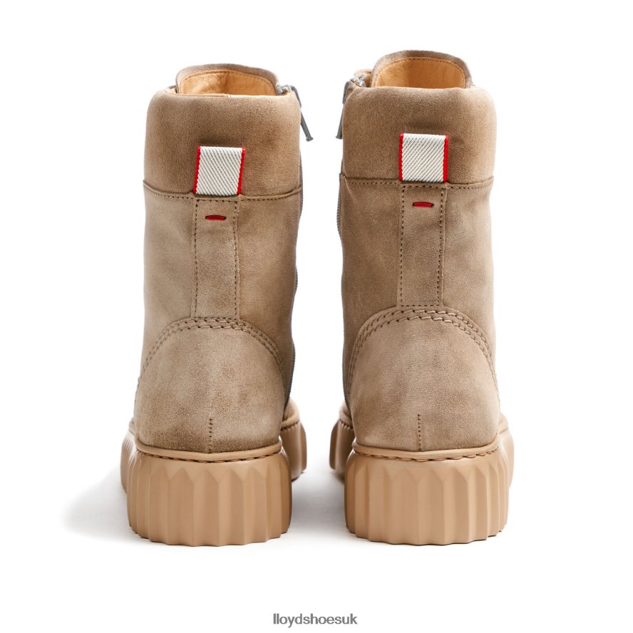 LLOYD Women rough leather ANKLE BOOT H4BXXT888 Shoes beige