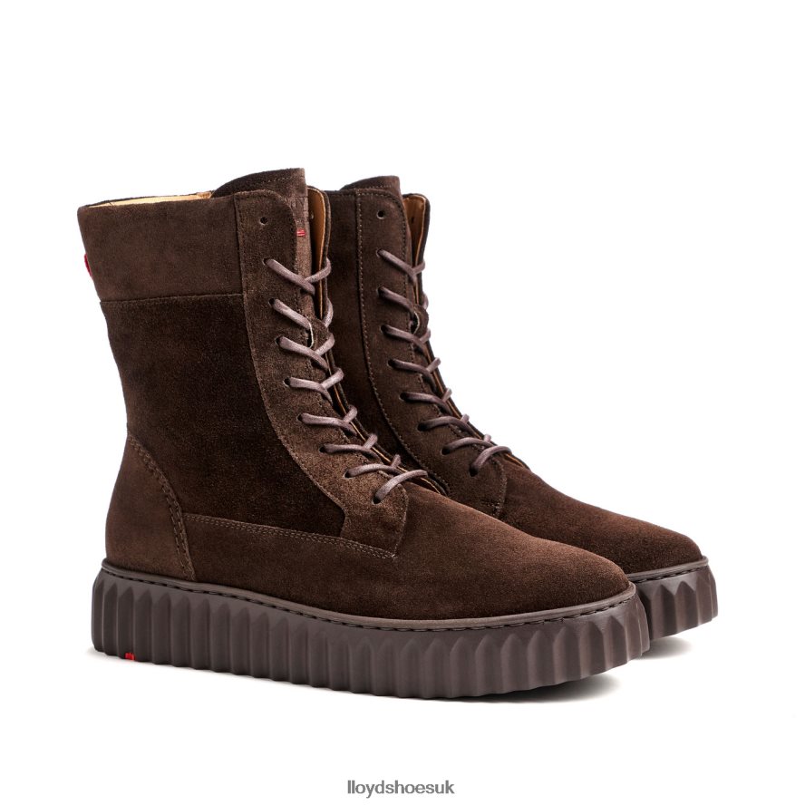 LLOYD Women rough leather ANKLE BOOT H4BXXT889 Shoes brown