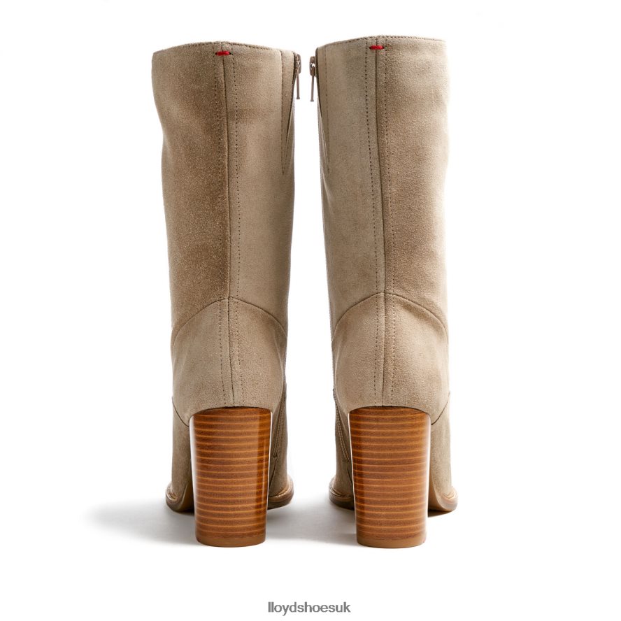 LLOYD Women rough leather ANKLE BOOT H4BXXT891 Shoes beige