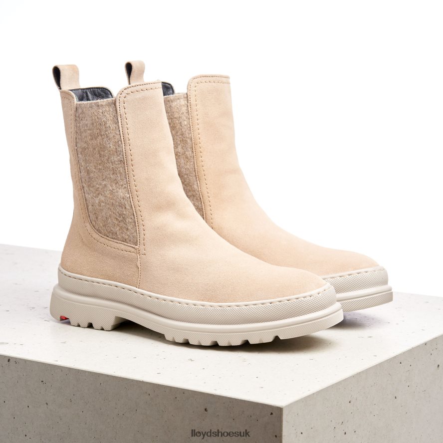 LLOYD Women slip-on ANKLE BOOTS H4BXXT924 Shoes beige