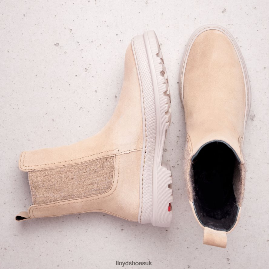 LLOYD Women slip-on ANKLE BOOTS H4BXXT924 Shoes beige