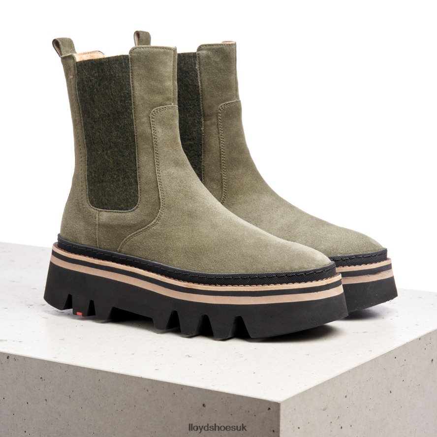 LLOYD Women slip-on ANKLE BOOTS H4BXXT945 Shoes green