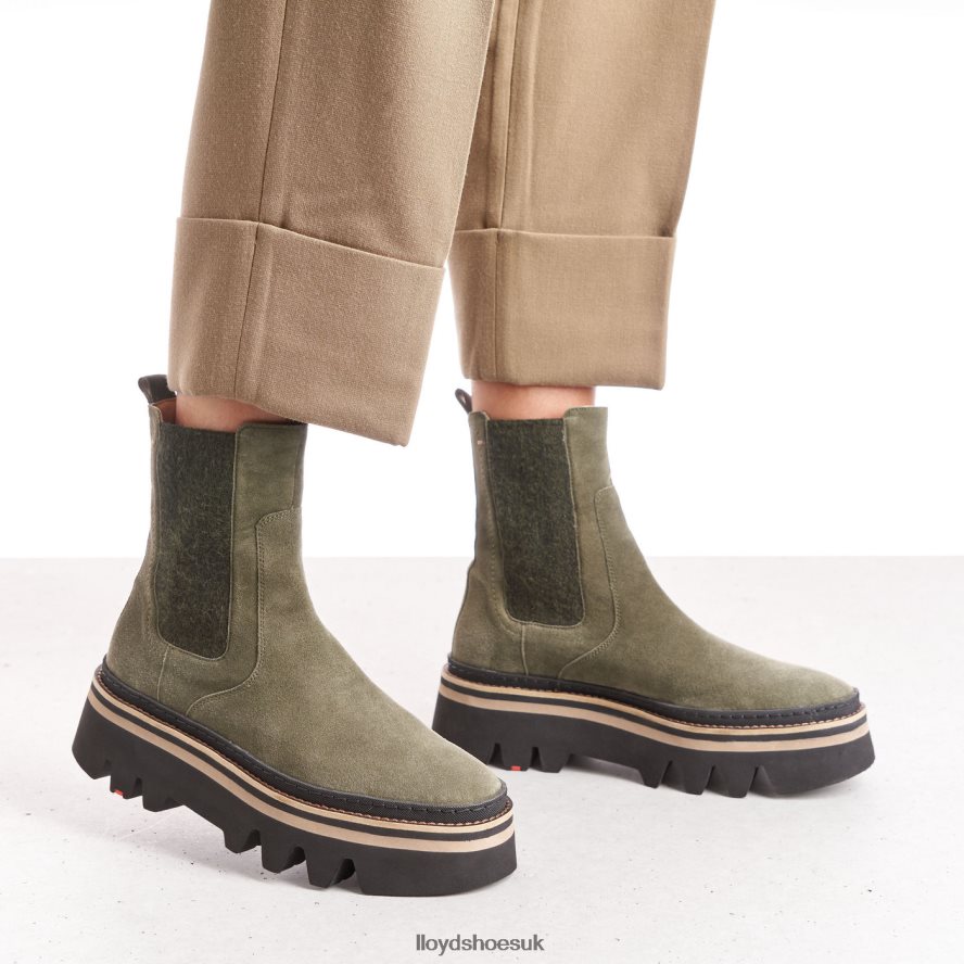 LLOYD Women slip-on ANKLE BOOTS H4BXXT945 Shoes green