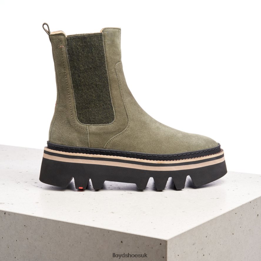 LLOYD Women slip-on ANKLE BOOTS H4BXXT945 Shoes green