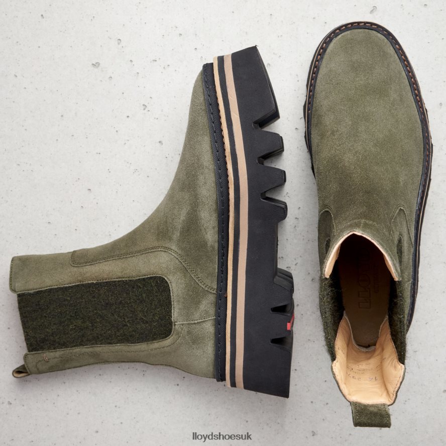 LLOYD Women slip-on ANKLE BOOTS H4BXXT945 Shoes green