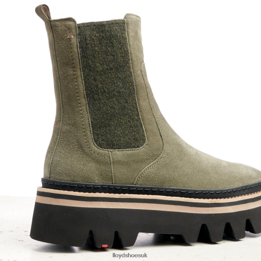 LLOYD Women slip-on ANKLE BOOTS H4BXXT945 Shoes green