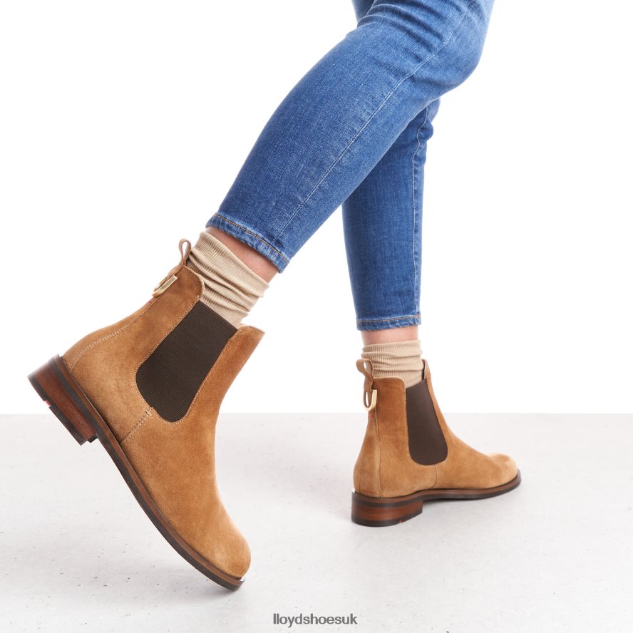 LLOYD Women slip-on ANKLE BOOTS H4BXXT967 Shoes brown