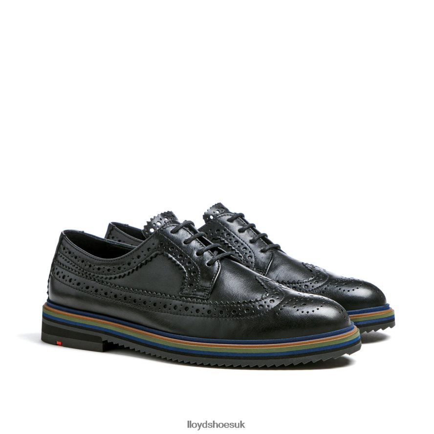 LLOYD Women LACE LEATHER HALF SHOES H4BXXT1031 Shoes black