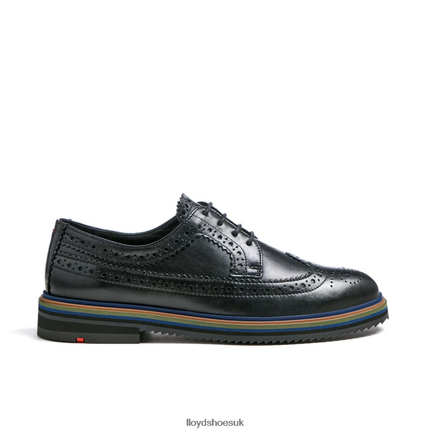 LLOYD Women LACE LEATHER HALF SHOES H4BXXT1031 Shoes black