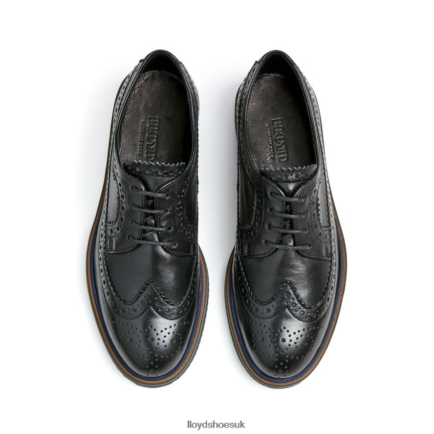 LLOYD Women LACE LEATHER HALF SHOES H4BXXT1031 Shoes black