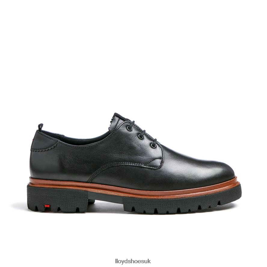 LLOYD Women LACE LEATHER HALF SHOES H4BXXT1049 Shoes black