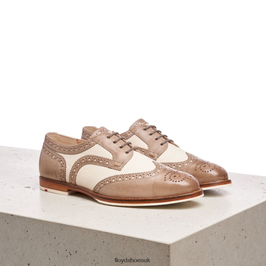 LLOYD Women LACE LEATHER HALF SHOES H4BXXT1065 Shoes beige