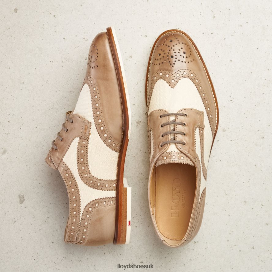 LLOYD Women LACE LEATHER HALF SHOES H4BXXT1065 Shoes beige