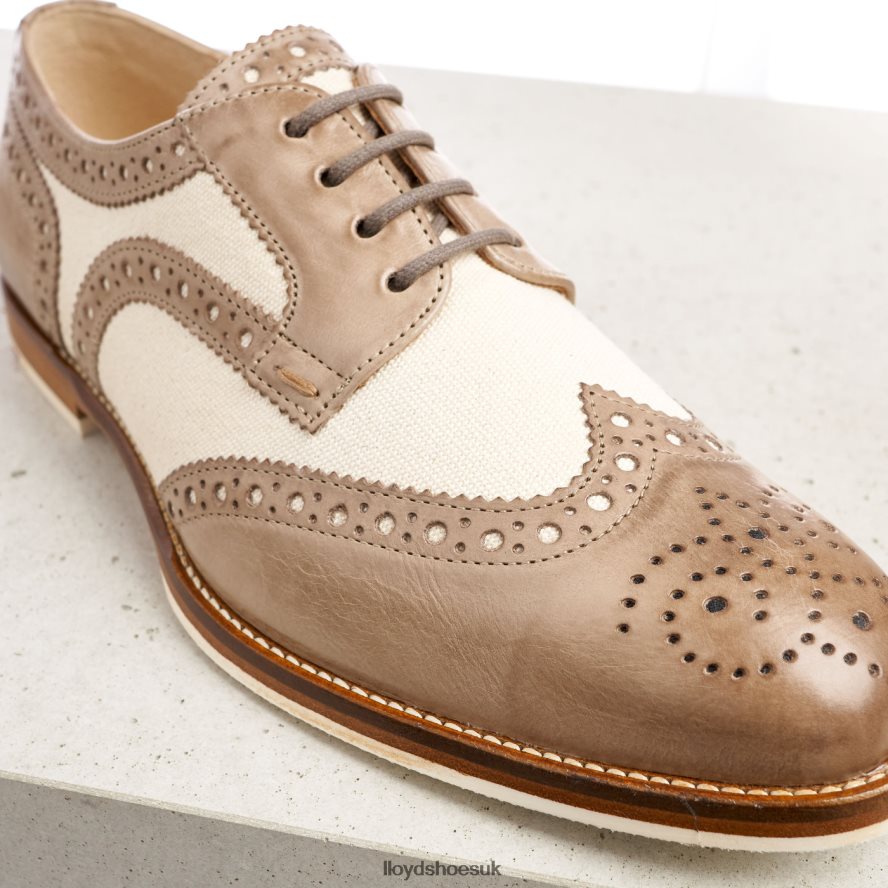 LLOYD Women LACE LEATHER HALF SHOES H4BXXT1065 Shoes beige