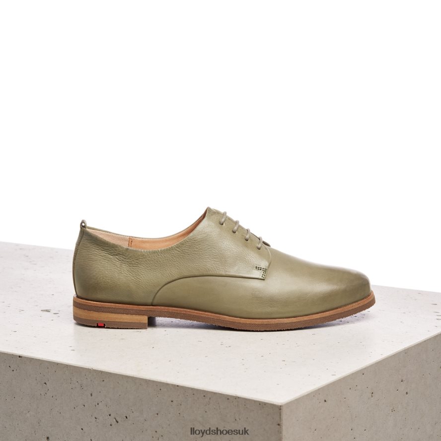 LLOYD Women LACE SMOOTH LEATHER HALF SHOES H4BXXT1098 Shoes green