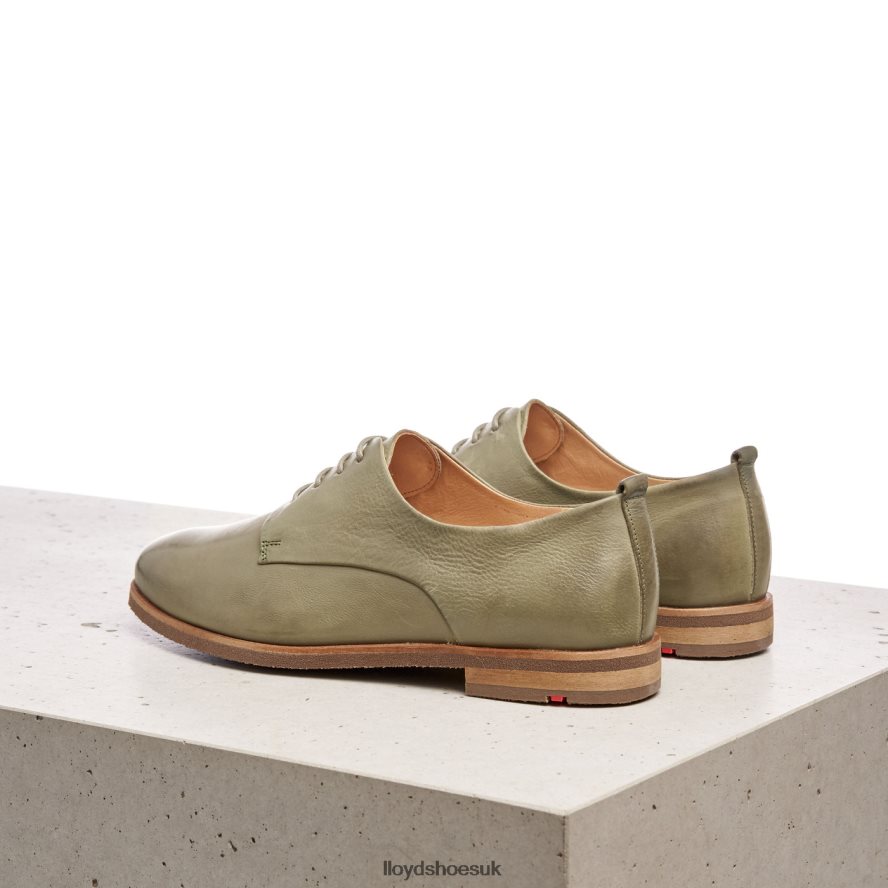 LLOYD Women LACE SMOOTH LEATHER HALF SHOES H4BXXT1098 Shoes green
