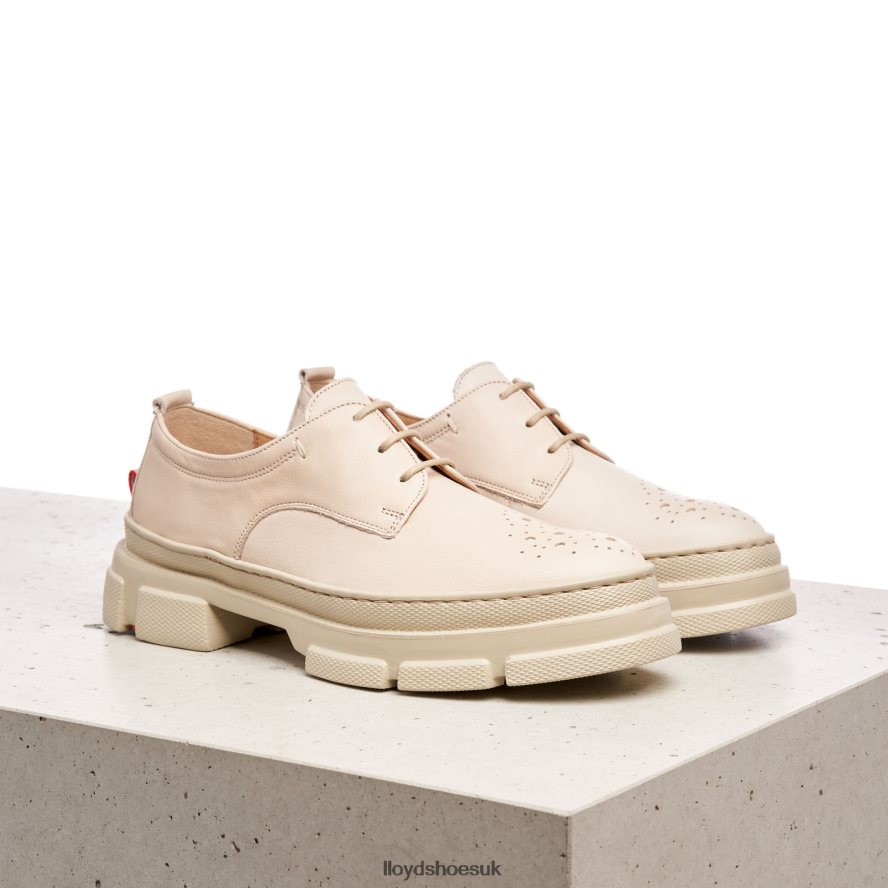 LLOYD Women LACE SMOOTH LEATHER HALF SHOES H4BXXT1178 Shoes beige