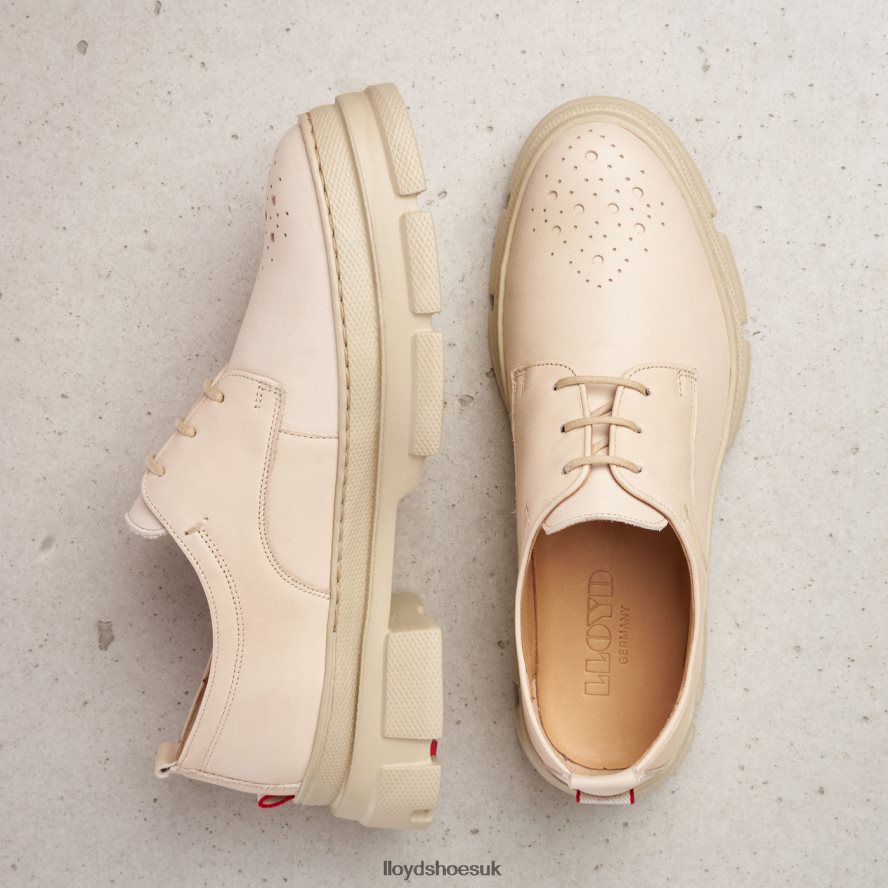 LLOYD Women LACE SMOOTH LEATHER HALF SHOES H4BXXT1178 Shoes beige