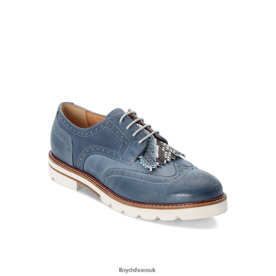 LLOYD Women LACE SMOOTH LEATHER HALF SHOES H4BXXT1189 Shoes blue