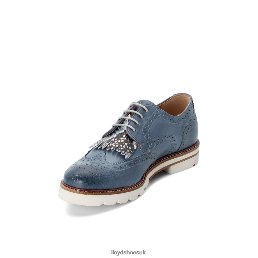 LLOYD Women LACE SMOOTH LEATHER HALF SHOES H4BXXT1189 Shoes blue