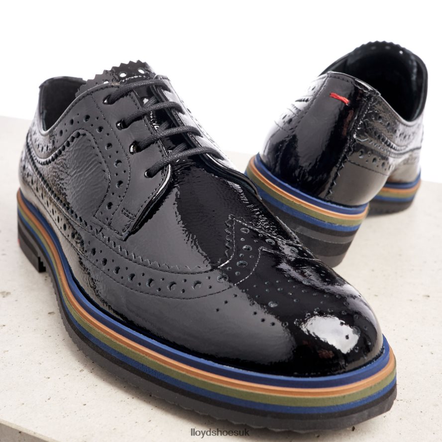 LLOYD Women LACE UP HALF SHOES H4BXXT1043 Shoes black