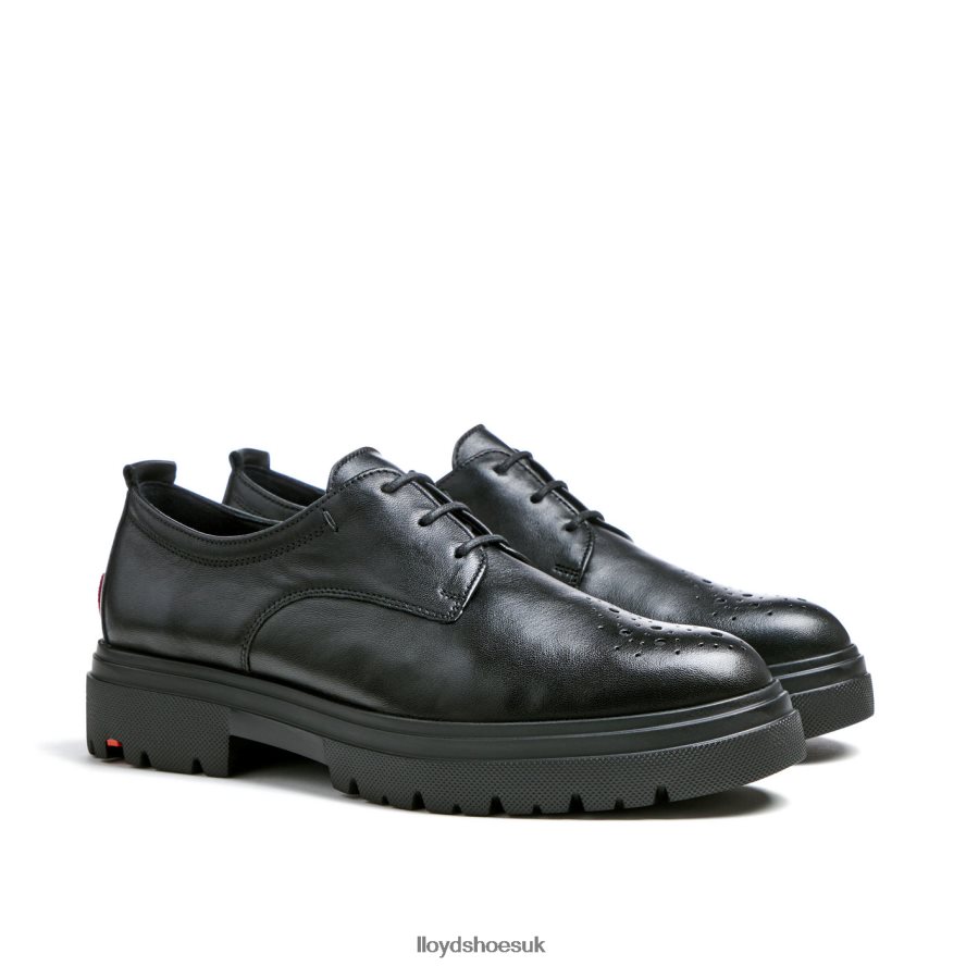 LLOYD Women LEATHER LACE HALF SHOES H4BXXT1028 Shoes black