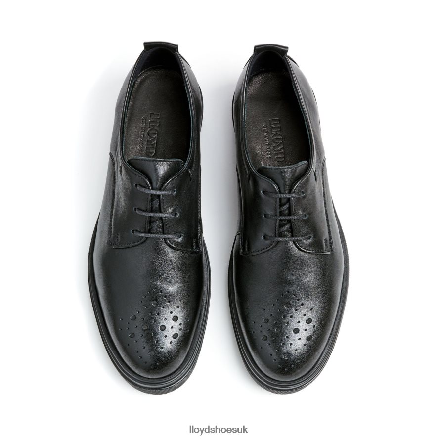 LLOYD Women LEATHER LACE HALF SHOES H4BXXT1028 Shoes black