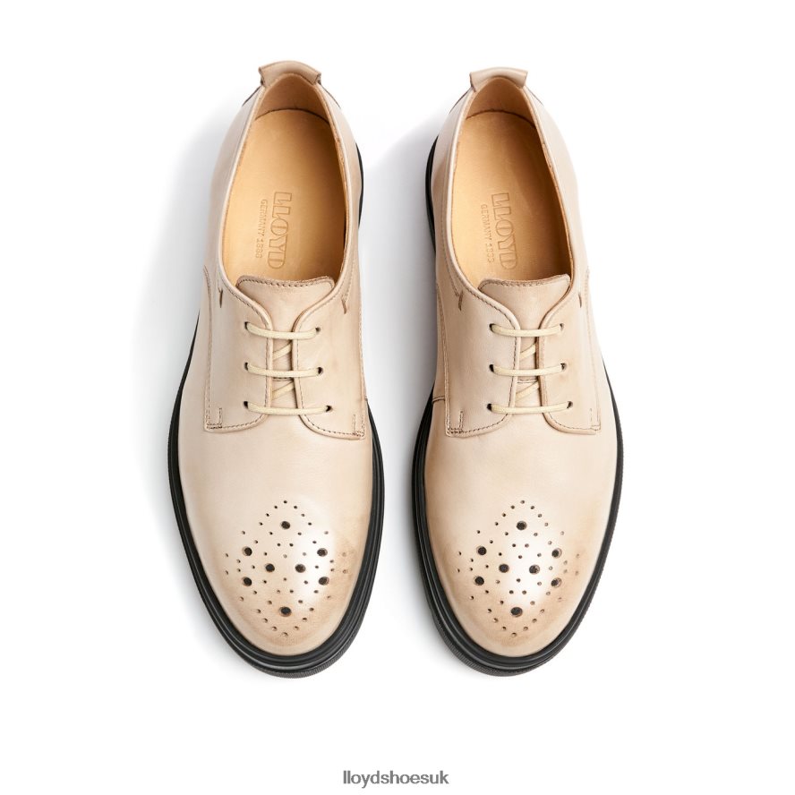 LLOYD Women LEATHER LACE HALF SHOES H4BXXT1029 Shoes beige