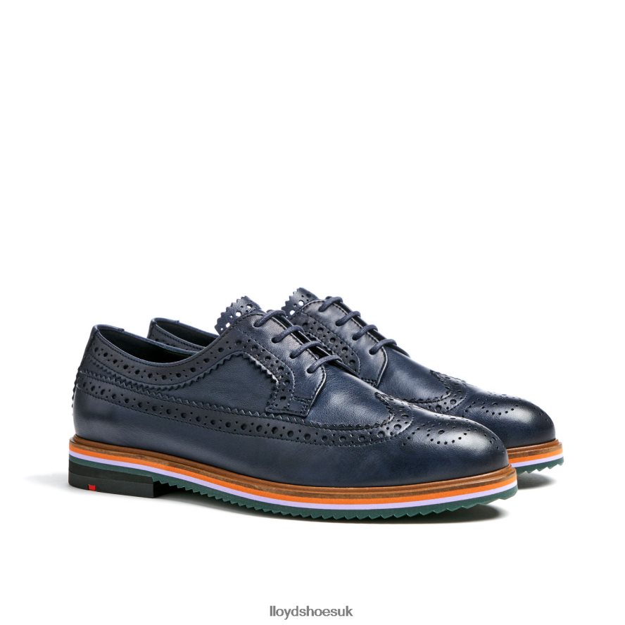LLOYD Women LEATHER LACE HALF SHOES H4BXXT1033 Shoes blue