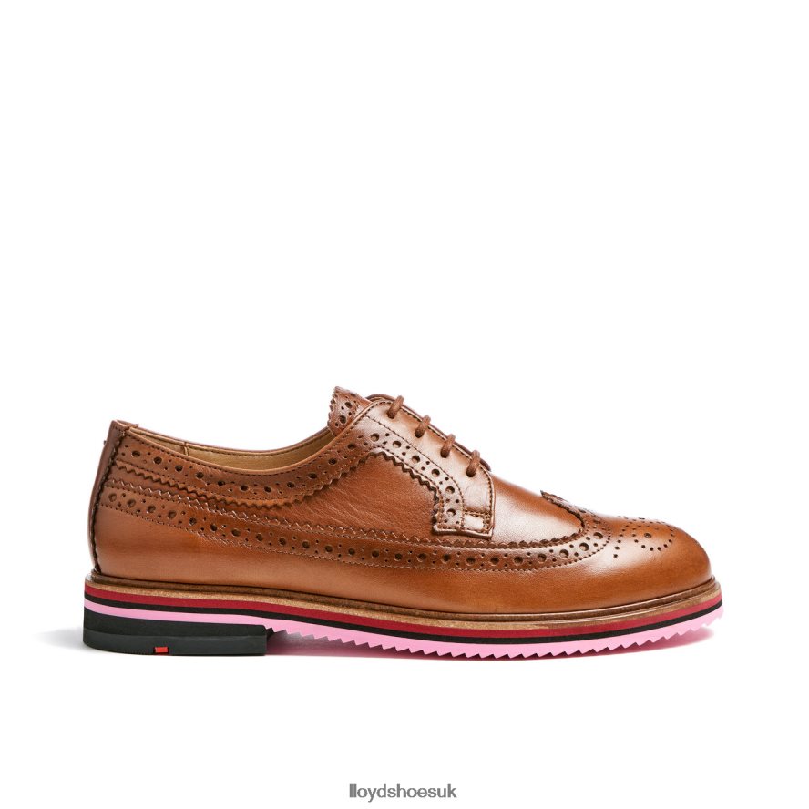 LLOYD Women LEATHER LACE HALF SHOES H4BXXT1048 Shoes brown
