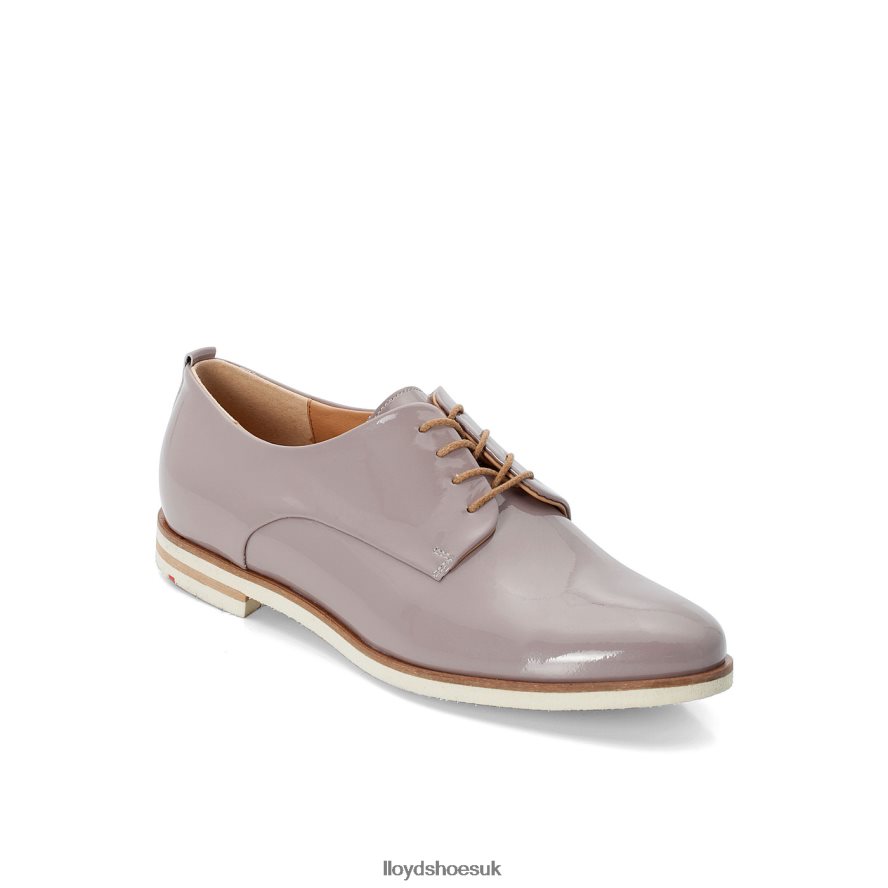 LLOYD Women PATENT LACE UP HALF SHOES H4BXXT1078 Shoes grey