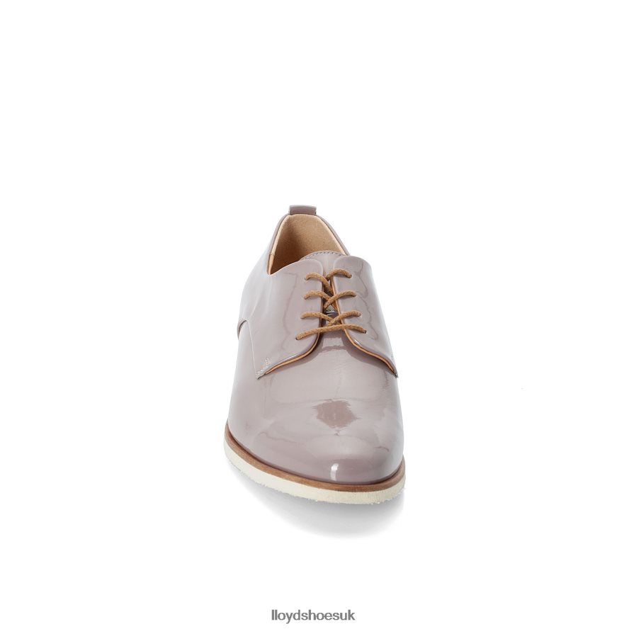 LLOYD Women PATENT LACE UP HALF SHOES H4BXXT1078 Shoes grey
