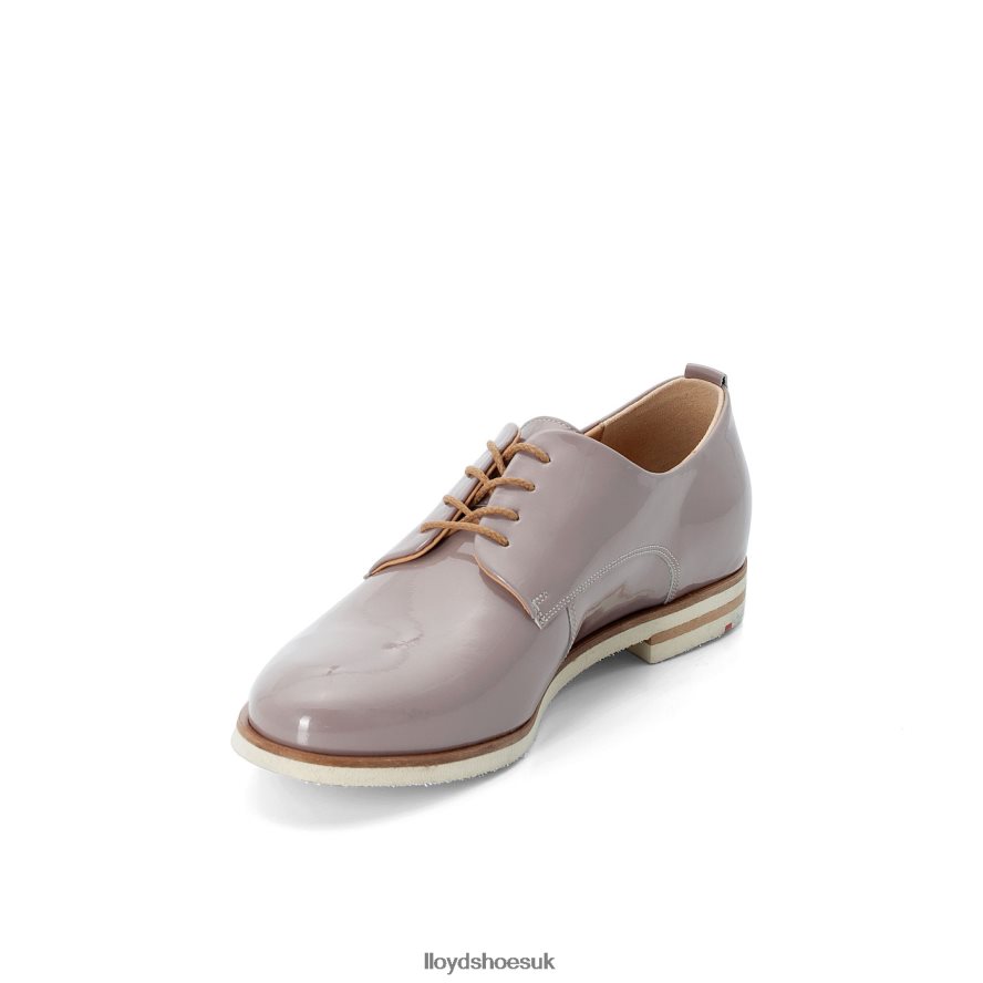 LLOYD Women PATENT LACE UP HALF SHOES H4BXXT1078 Shoes grey
