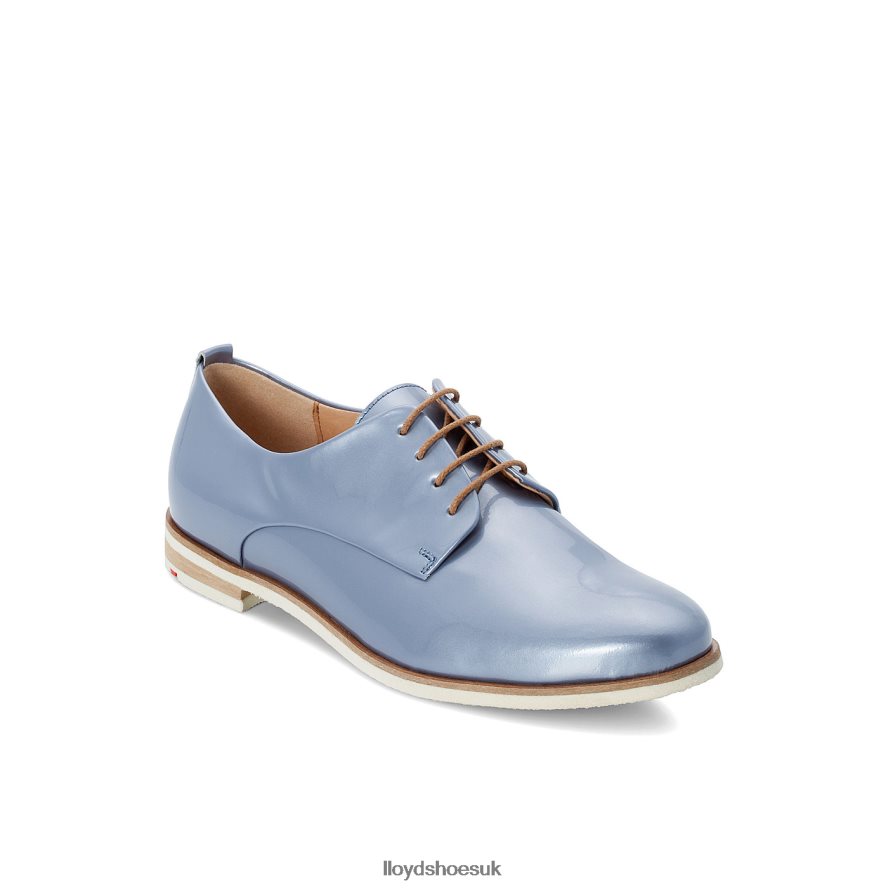 LLOYD Women PATENT LACE UP HALF SHOES H4BXXT1088 Shoes blue