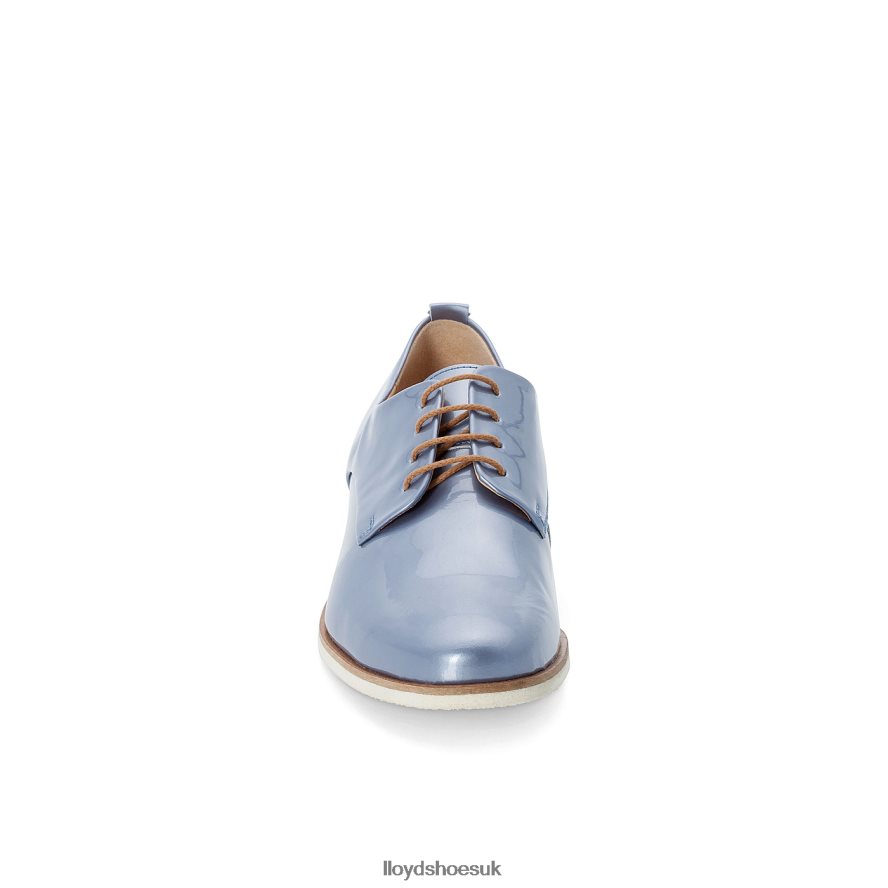 LLOYD Women PATENT LACE UP HALF SHOES H4BXXT1088 Shoes blue