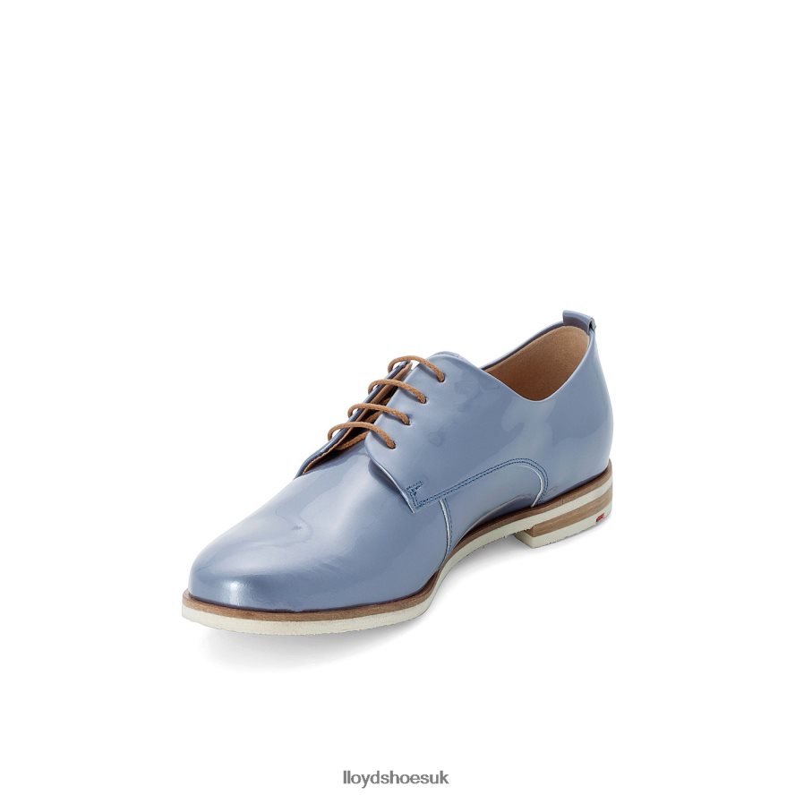 LLOYD Women PATENT LACE UP HALF SHOES H4BXXT1088 Shoes blue