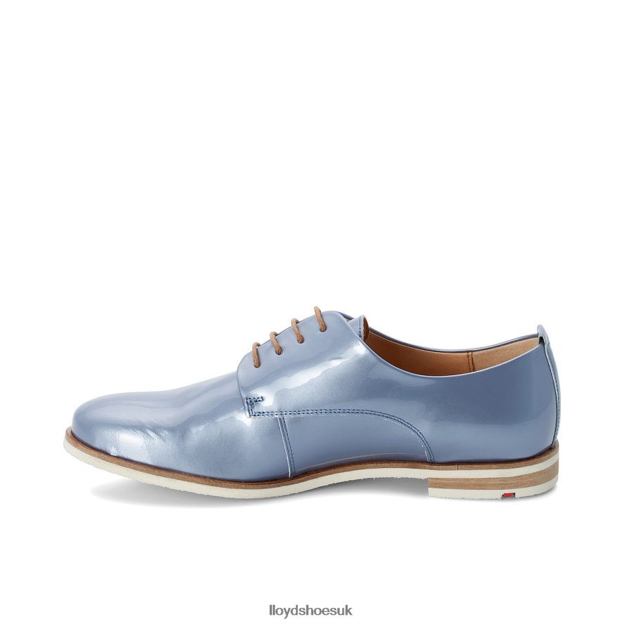 LLOYD Women PATENT LACE UP HALF SHOES H4BXXT1088 Shoes blue