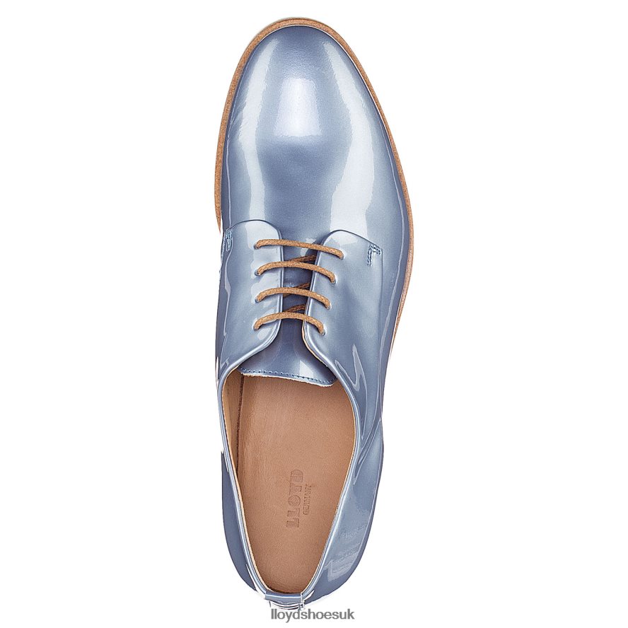 LLOYD Women PATENT LACE UP HALF SHOES H4BXXT1088 Shoes blue