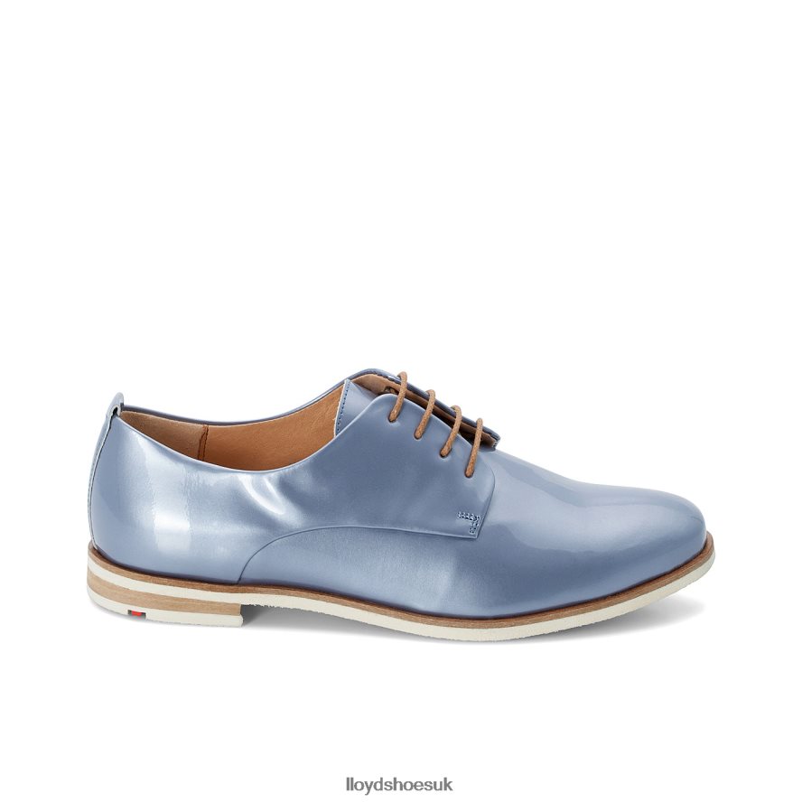 LLOYD Women PATENT LACE UP HALF SHOES H4BXXT1088 Shoes blue