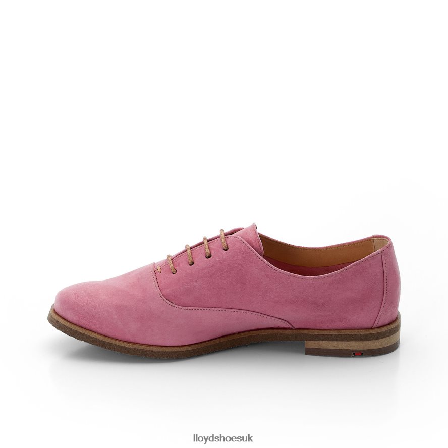LLOYD Women ROGH LEATHER LACE HALF SHOES H4BXXT1183 Shoes red