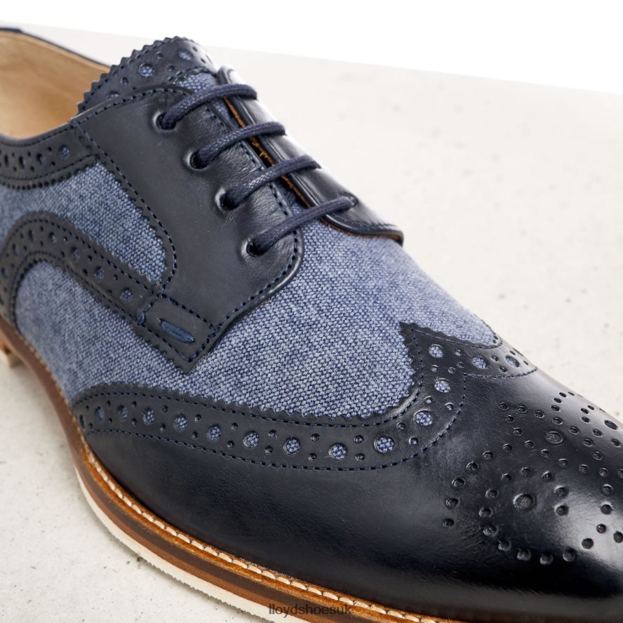 LLOYD Women SMOOTH LEATHER LACE HALF SHOES H4BXXT1086 Shoes blue