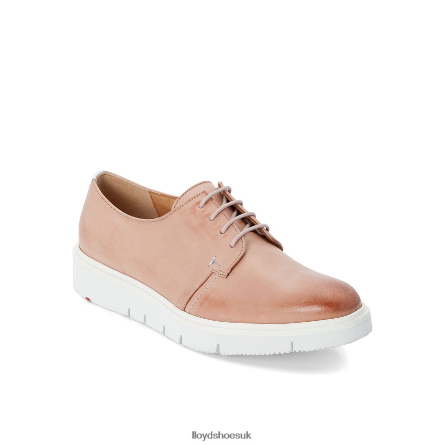 LLOYD Women SMOOTH LEATHER LACE HALF SHOES H4BXXT1180 Shoes beige