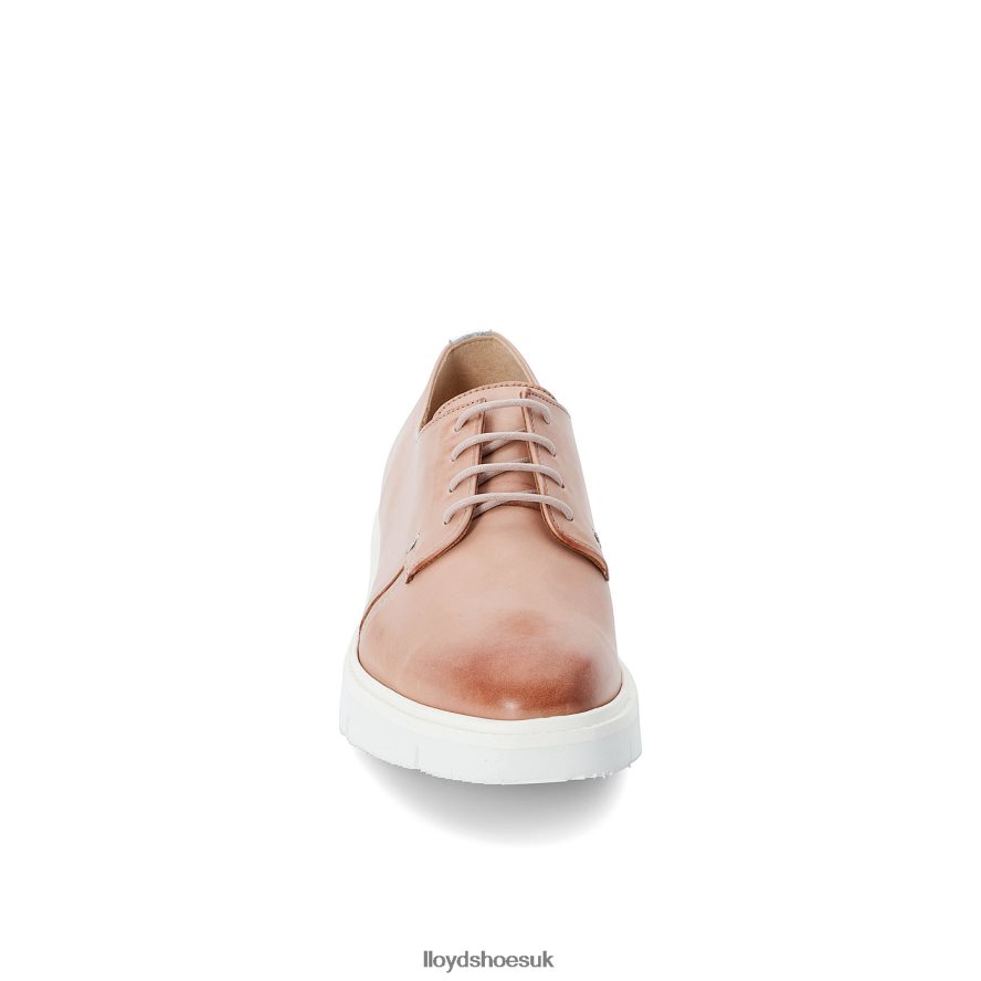 LLOYD Women SMOOTH LEATHER LACE HALF SHOES H4BXXT1180 Shoes beige