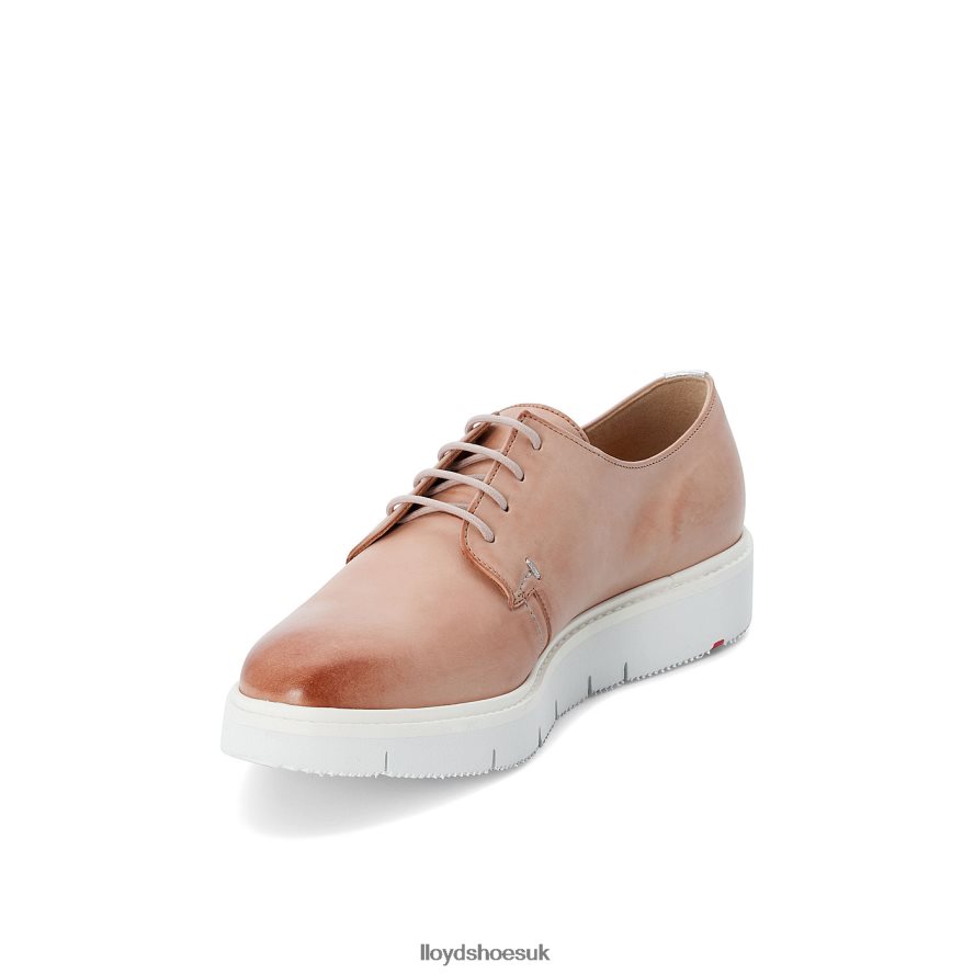 LLOYD Women SMOOTH LEATHER LACE HALF SHOES H4BXXT1180 Shoes beige