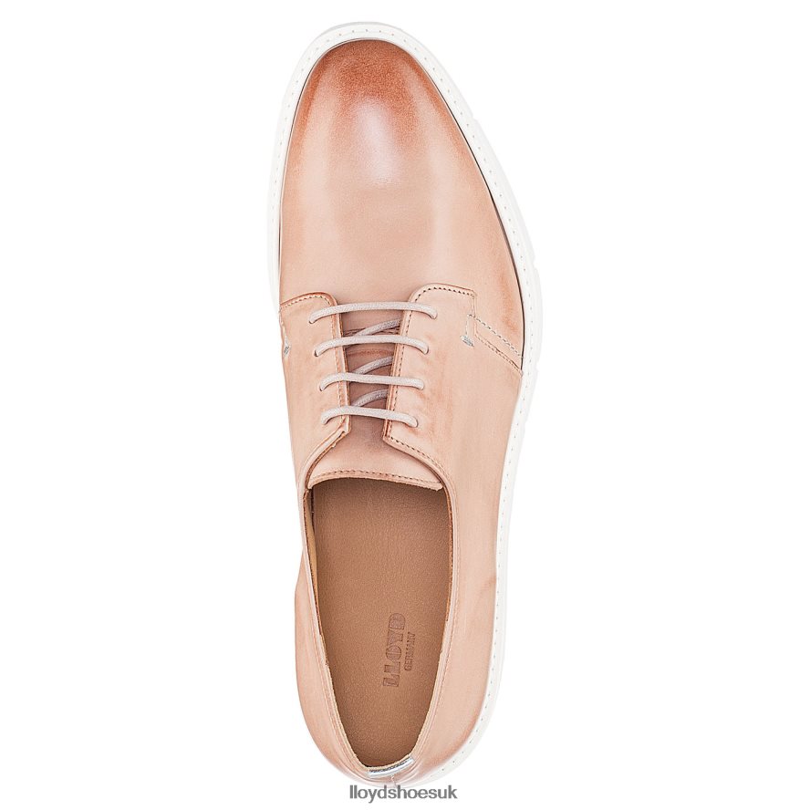LLOYD Women SMOOTH LEATHER LACE HALF SHOES H4BXXT1180 Shoes beige