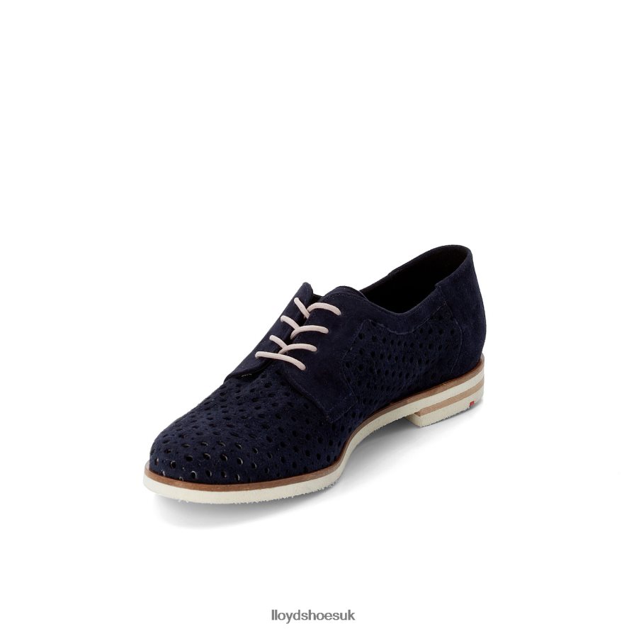 LLOYD Women SUEDE LACE UP HALF SHOES H4BXXT1182 Shoes blue
