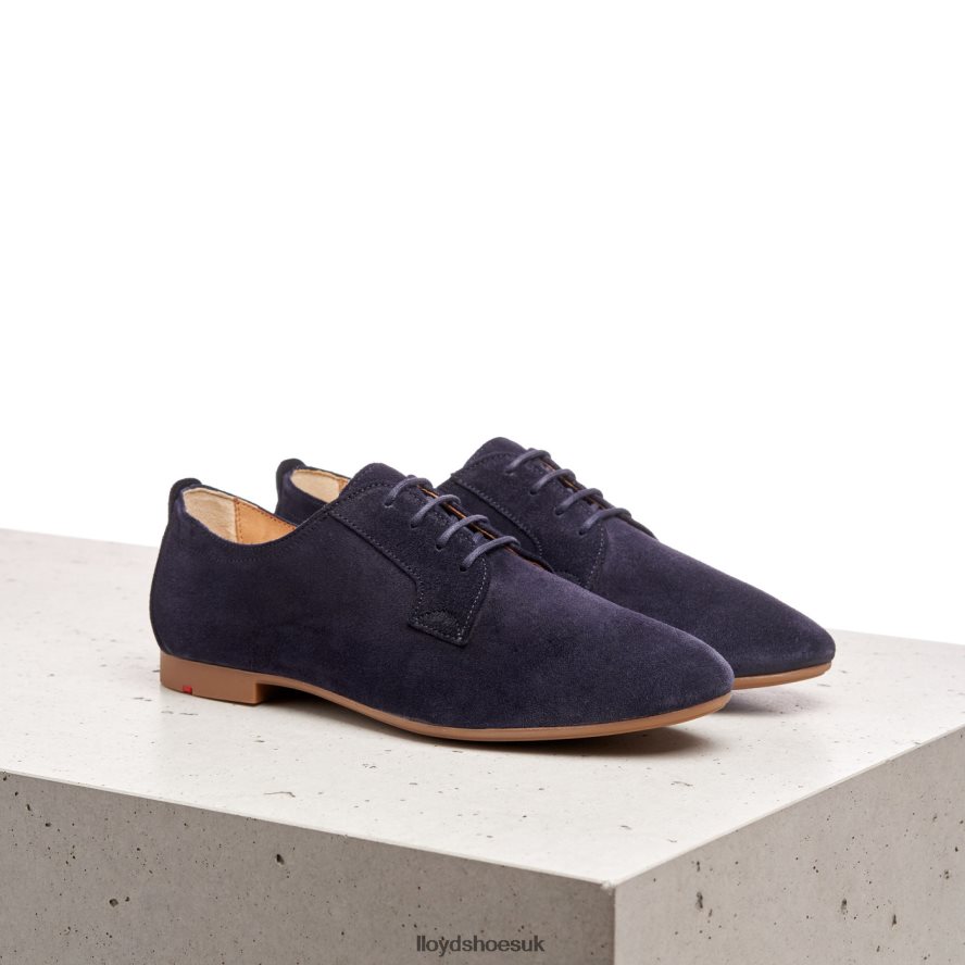 LLOYD Women SUEDE LACE UP HALF SHOES H4BXXT1188 Shoes blue