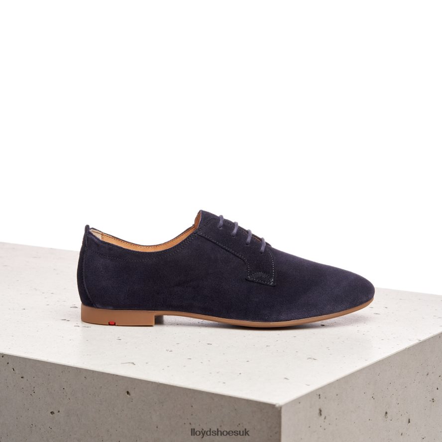 LLOYD Women SUEDE LACE UP HALF SHOES H4BXXT1188 Shoes blue