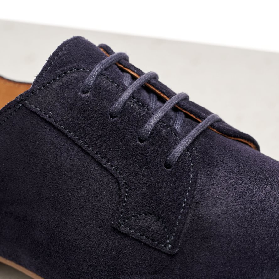 LLOYD Women SUEDE LACE UP HALF SHOES H4BXXT1188 Shoes blue